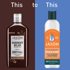 Anti-Dandruff Scalp Care 2 in 1 Shampoo + Conditioner - Jason