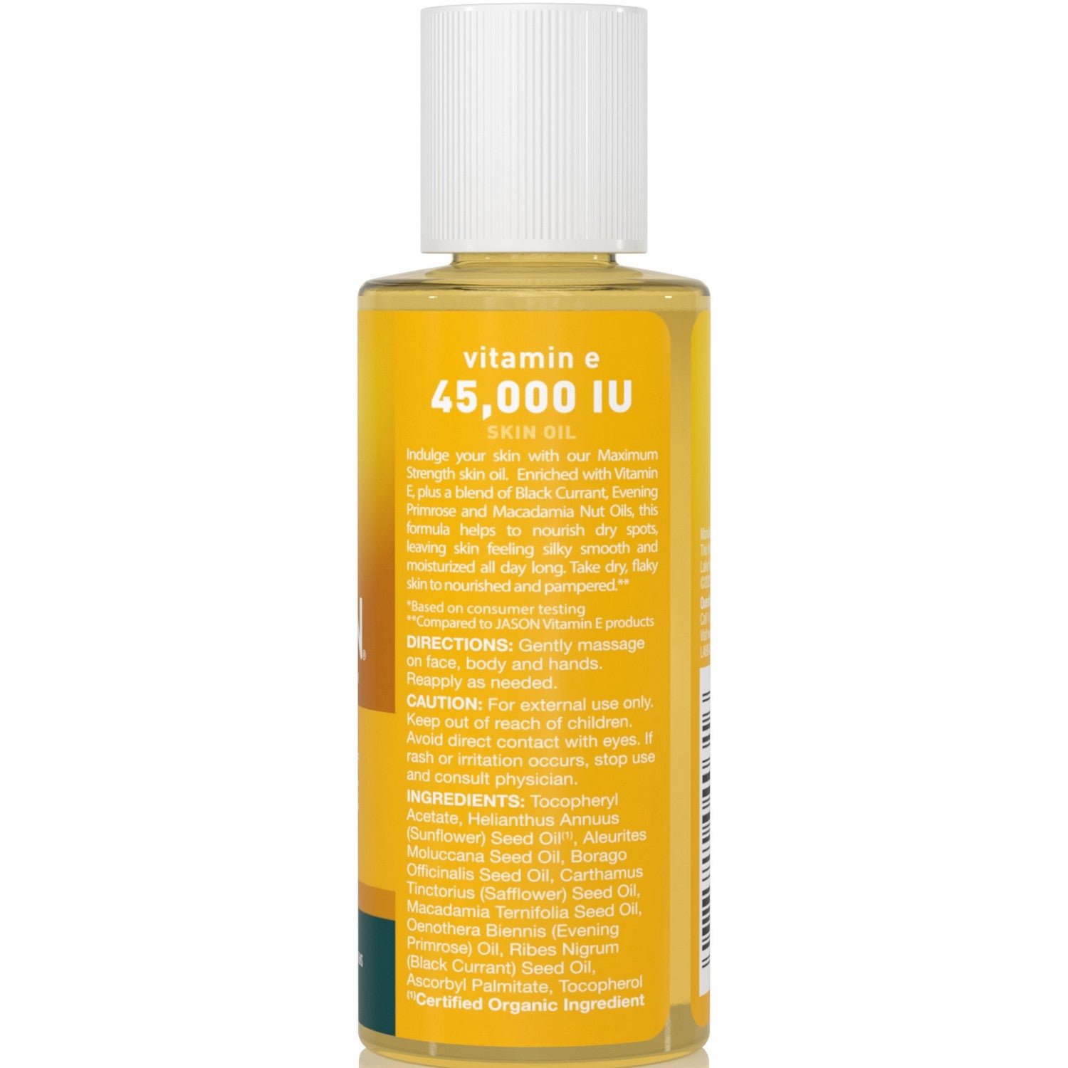 Vitamin E 45,000 IU Maximum Strength Oil - Jason Vitamin E 45,000 IU Maximum Strength Oil - Jason