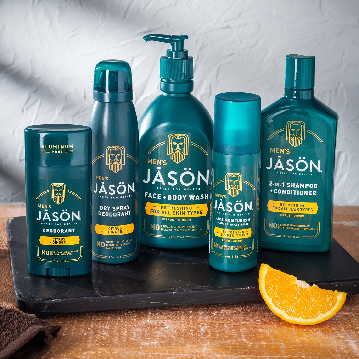 Men’s Citrus and Ginger Deodorant Stick - Jason Men’s Citrus and Ginger Deodorant Stick - Jason