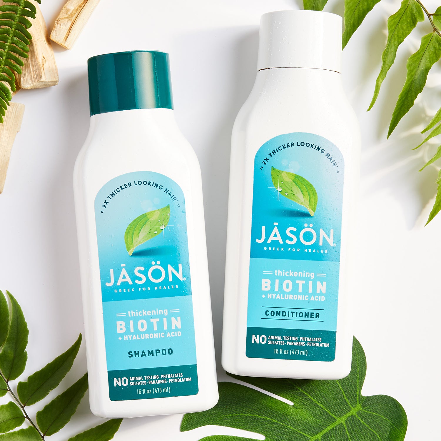 Thickening Biotin + Hyaluronic Acid Shampoo - Jason