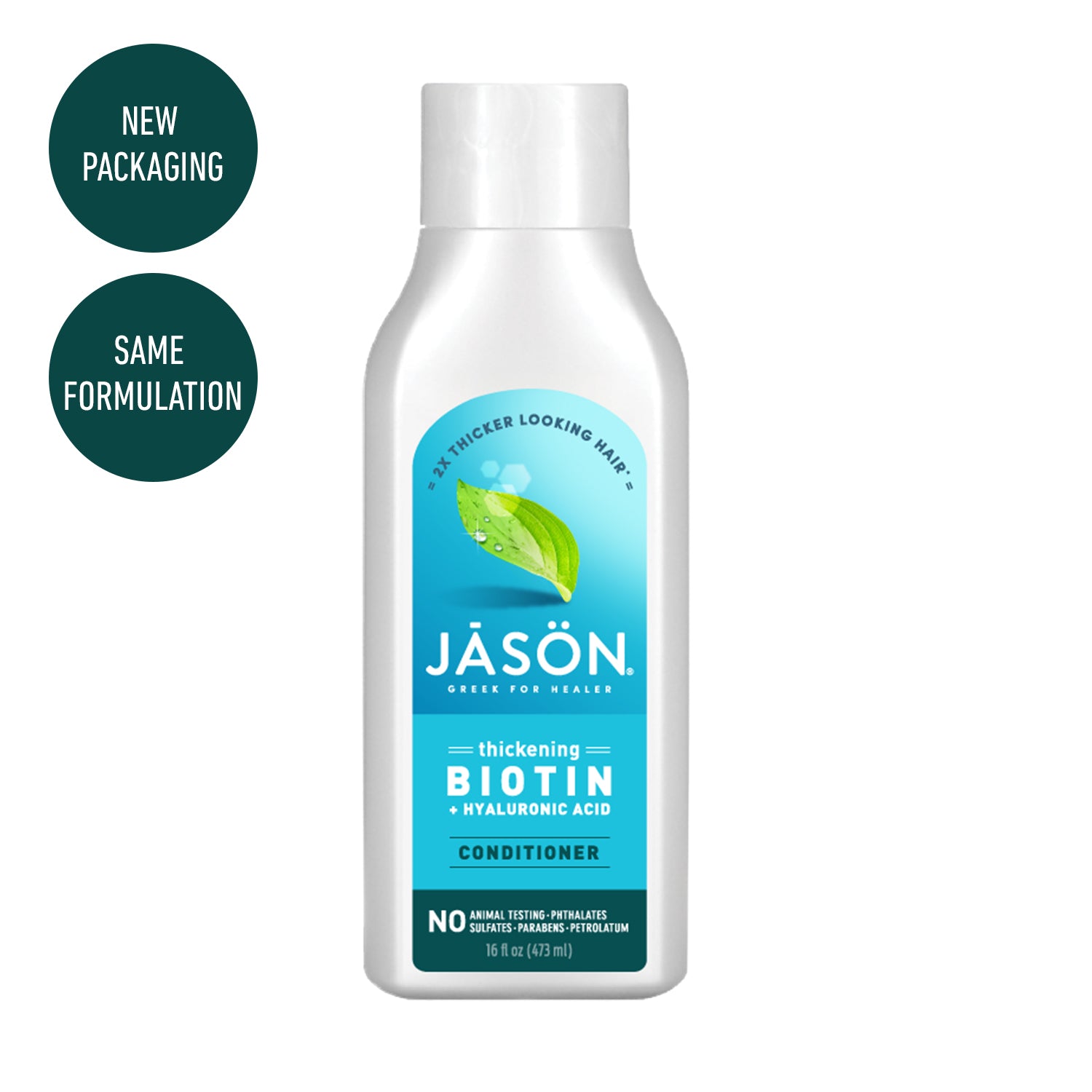 Thicken & Restore Biotin + Hyaluronic Acid Conditioner - Jason