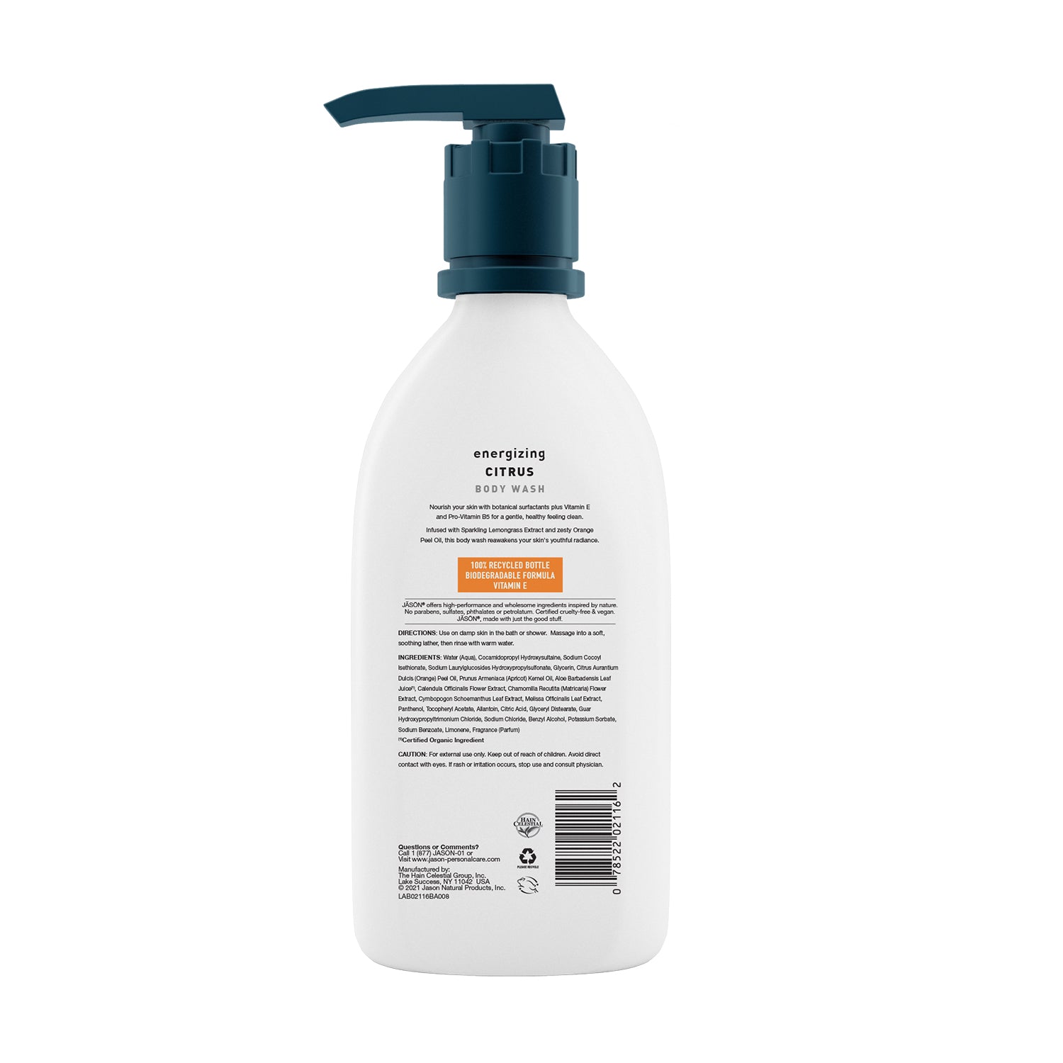 Energizing Citrus Body Wash - Jason