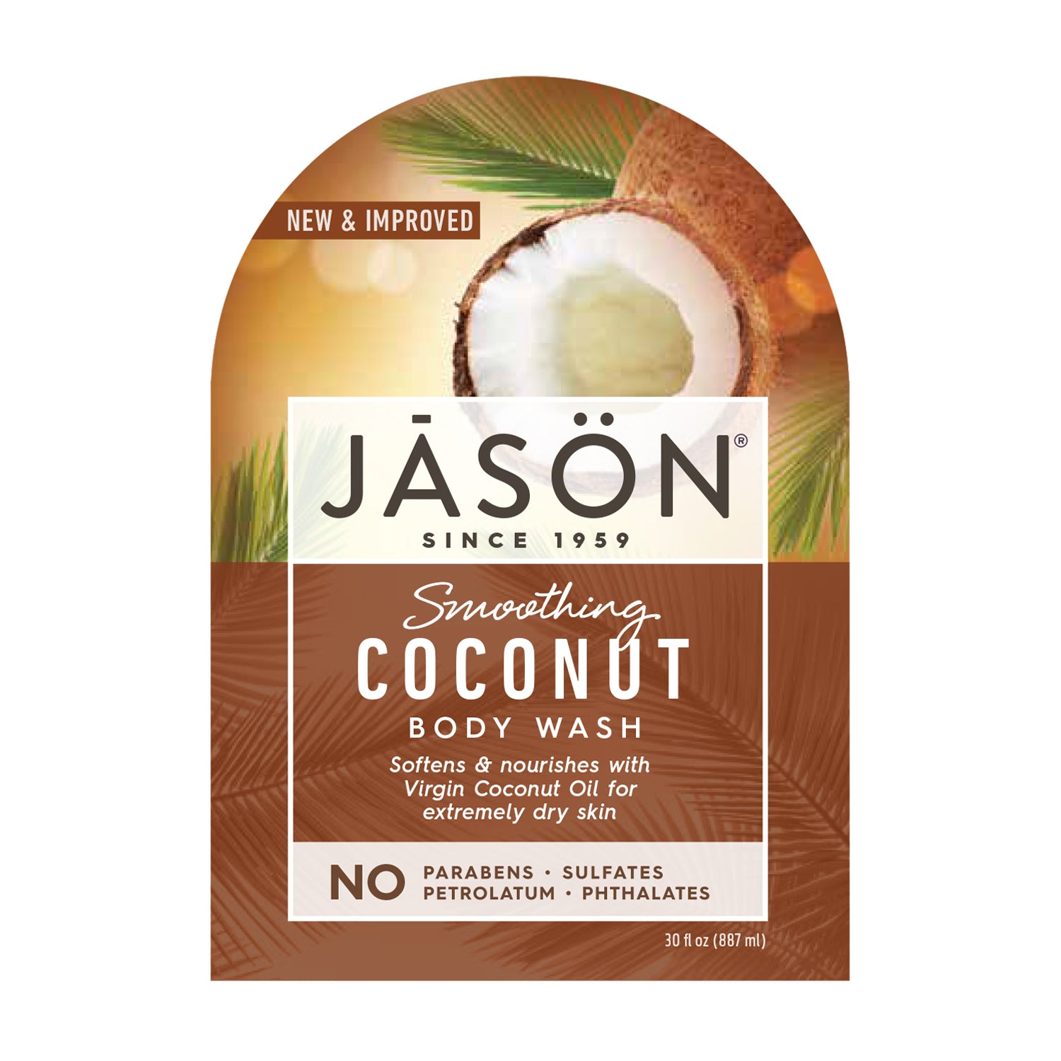 Smoothing Coconut Body Wash - Jason