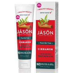 Healthy Mouth® Tartar Control Toothpaste Tea Tree & Cinnamon - Jason