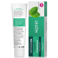 Sea Fresh Spearmint Fresh Breath Toothpaste Fluoride Free - Jason