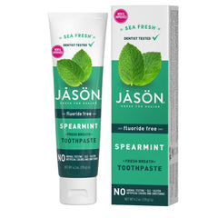 Sea Fresh Spearmint Fresh Breath Toothpaste Fluoride Free - Jason