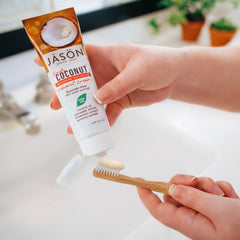 Simply Coconut® Whitening Toothpaste, Coconut Cream - Jason