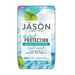 Total Protection Sea Salt Mouth Rinse, Cool Mint - Jason